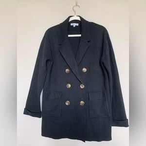 Lucy Avenue Boutique Double Breasted Soft Jacket